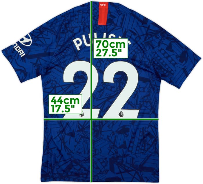 2019-20 Chelsea Home Shirt Pulisic #22 - 10/10 - (S)