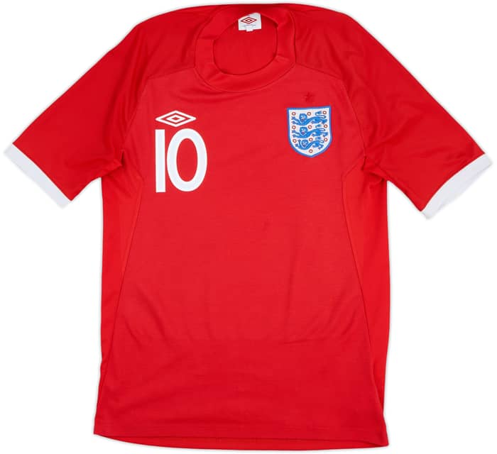 2010-11 England Away Shirt Rooney #10 - 8/10 - (M)