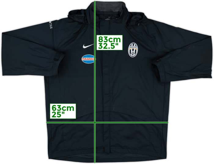 2006-07 Juventus Nike Hooded Rain Jacket - 7/10 - (L)