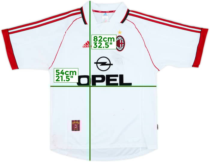 1998-99 AC Milan Away Shirt #9 - 4/10 - (L)