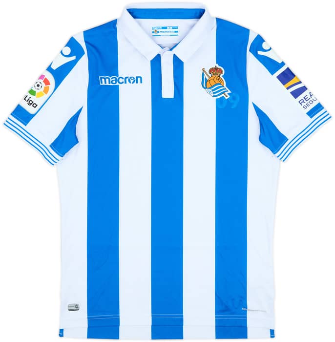 2018-19 Real Sociedad Home Shirt - 10/10 - (M)