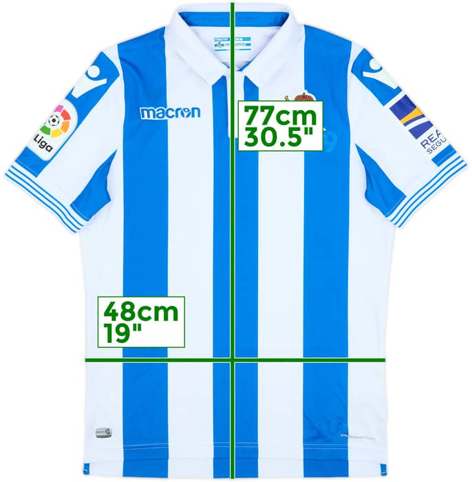 2018-19 Real Sociedad Home Shirt - 10/10 - (M)