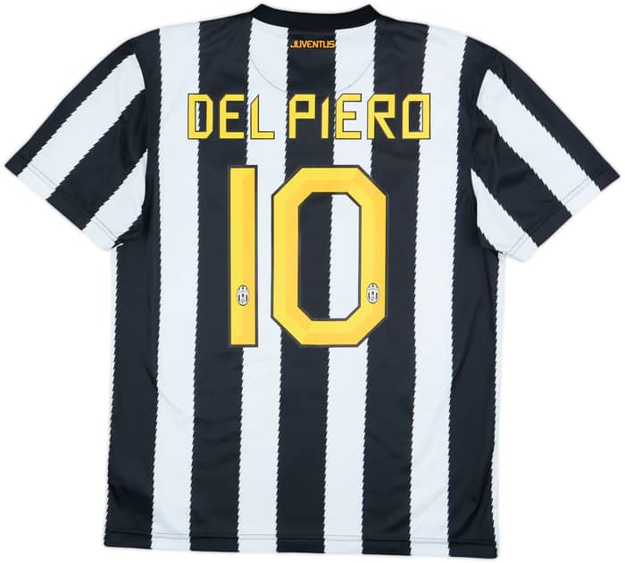 2010-11 Juventus Basic Home Shirt Del Piero #10 - 8/10 - (M)