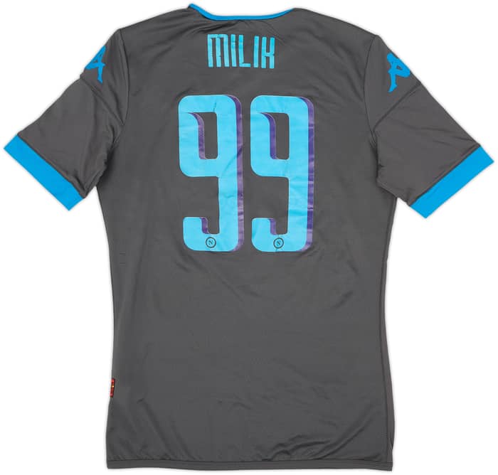 2015-16 Napoli Authentic Away Shirt Milik #99 - 3/10 - (M)