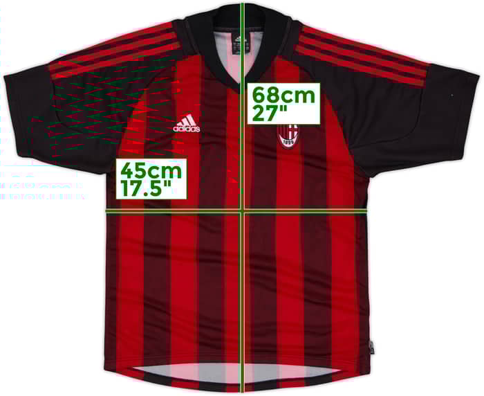 2002-03 AC Milan Home Shirt - 4/10 - (S)