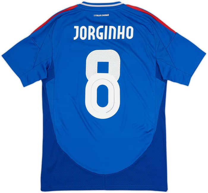 2024-25 Italy Home Shirt Jorginho #8 - 8/10 - (S)