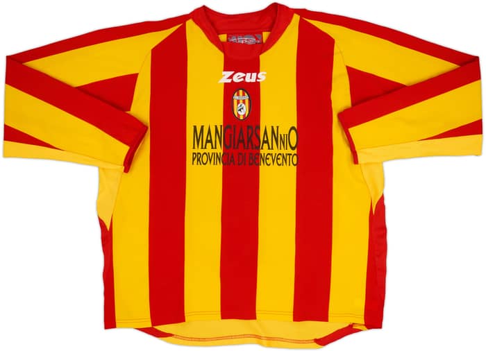 Camiseta de local del Benevento 2004-05 L/S Zotti #1 - 4/10 - (XL)
