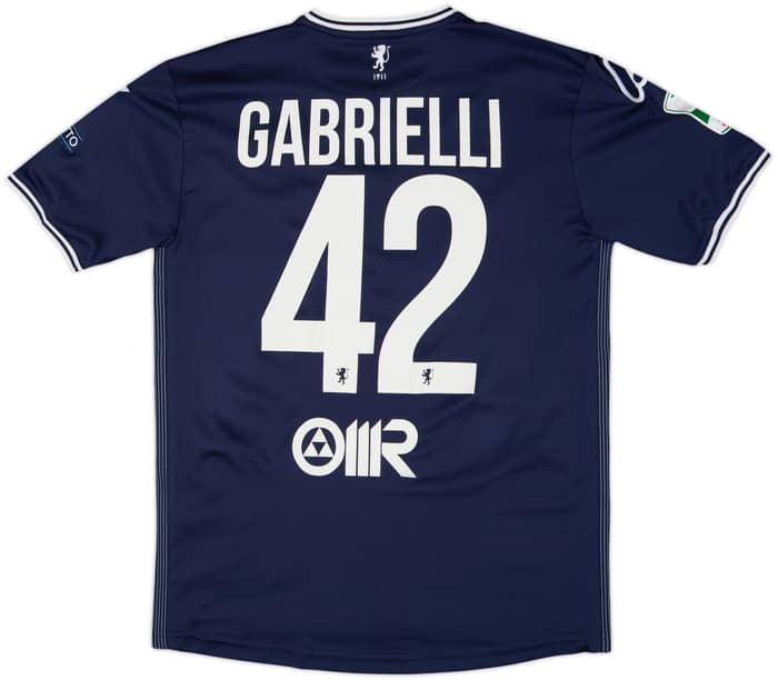 Camiseta de la tercera equipación del Brescia 2017-18 Gabrielli #42 - 6/10 - (L)