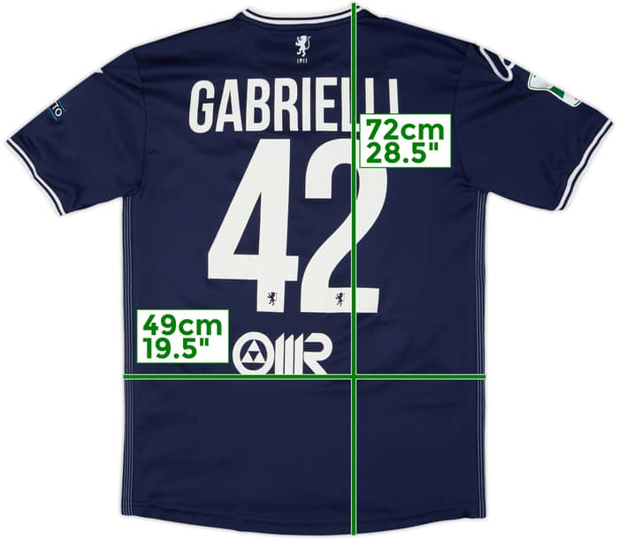 Camiseta de la tercera equipación del Brescia 2017-18 Gabrielli #42 - 6/10 - (L)