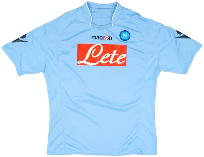 2009-10 Napoli Home Shirt Lavezzi #7 - 5/10 - (M)