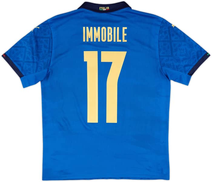 2020-21 Italy Home Shirt Immobile #17 - 10/10 - (M)