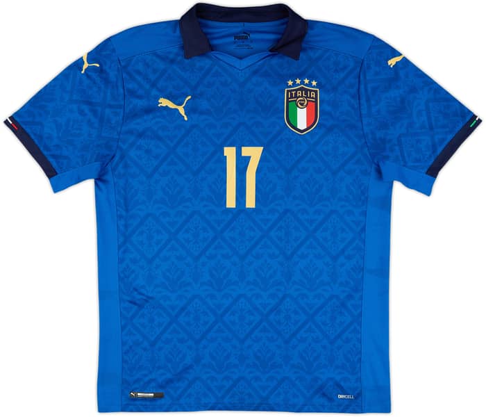 2020-21 Italy Home Shirt Immobile #17 - 10/10 - (M)