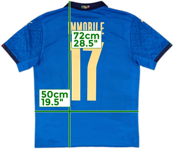 2020-21 Italy Home Shirt Immobile #17 - 10/10 - (M)