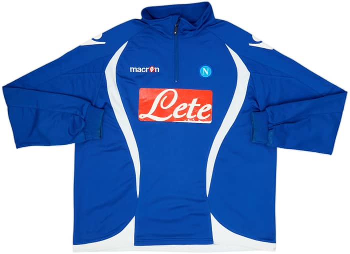 2009-10 Napoli Macron 1/4 Zip Drill Top - 6/10 - (3XL)