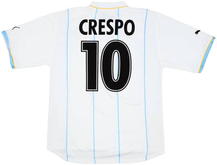 2001-02 Lazio European Home Shirt Crespo #10 - 7/10 - (M)