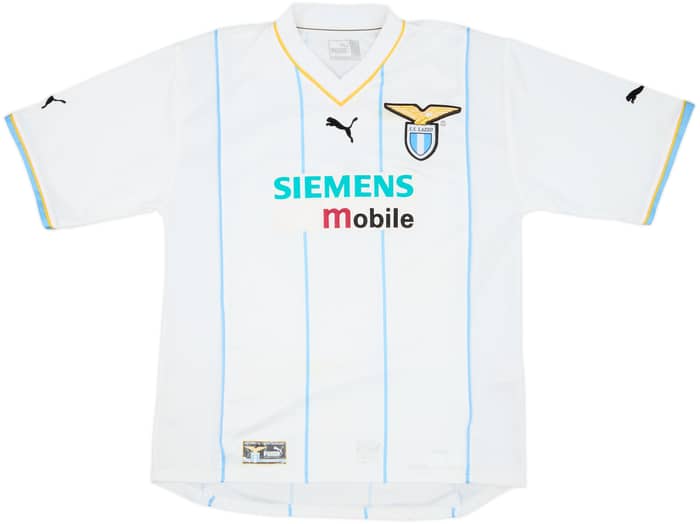 2001-02 Lazio European Home Shirt Crespo #10 - 7/10 - (M)