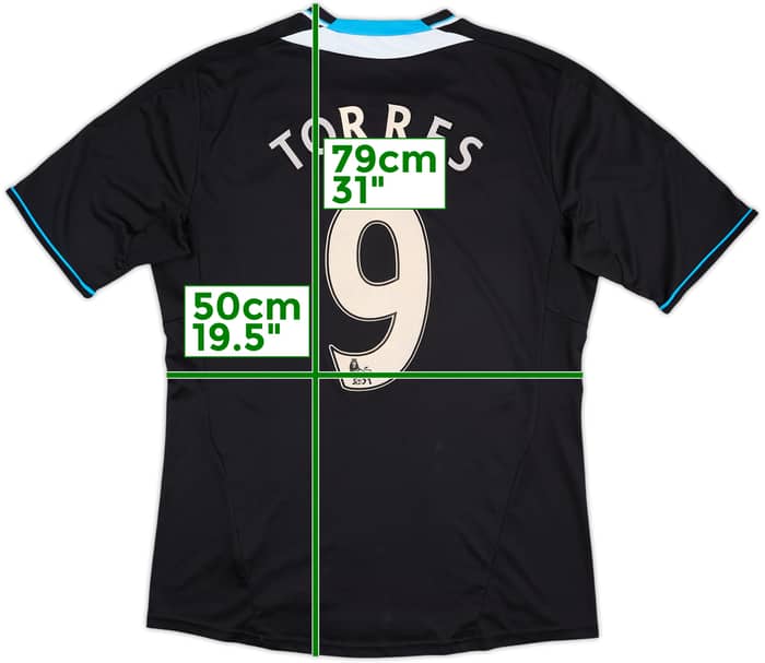 2011-12 Chelsea Away Shirt Torres #9 - 6/10 - (L)