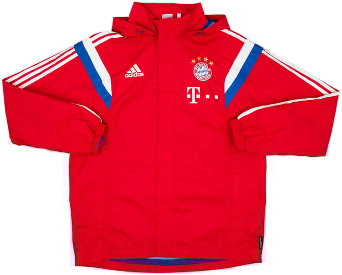 2014-15 Bayern Munich adidas Hooded Rain Jacket - 5/10 - (L)