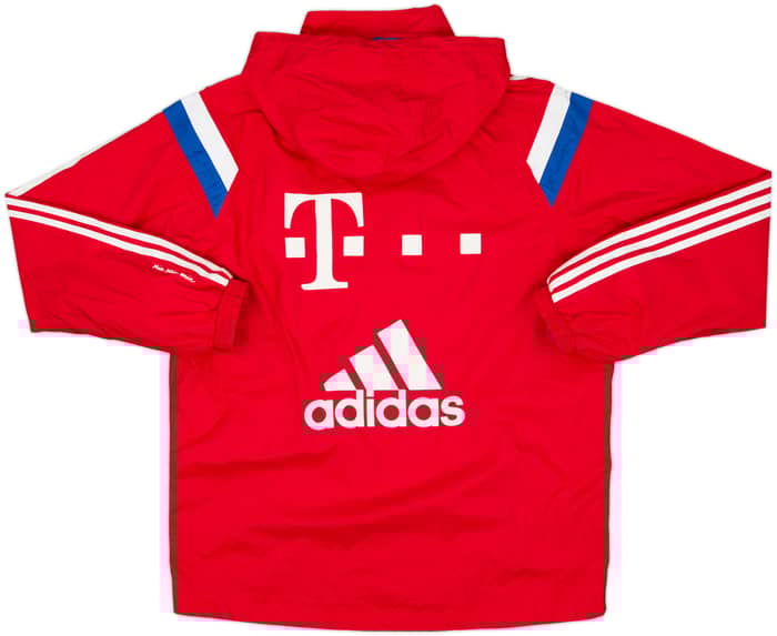 2014-15 Bayern Munich adidas Hooded Rain Jacket - 5/10 - (L)