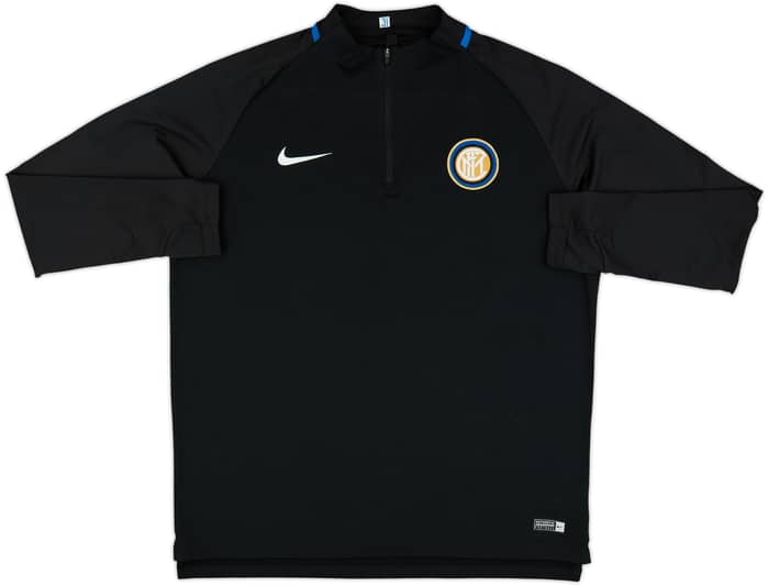 2017-18 Inter Milan Nike 1/4 Zip Training Top - 8/10 - (XL)