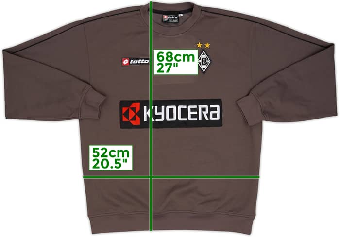 2006-07 Borussia Monchengladbach Player Issue Lotto Sweat Top #51 - 7/10 - (M)