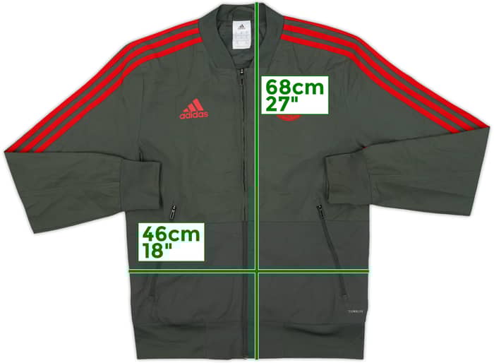 2018-19 Bayern Munich adidas Pre-Match Jacket - 8/10 - (XS)
