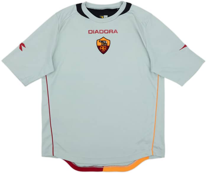 2006-07 Roma Diadora Training Shirt - 6/10 - (L)