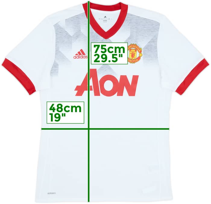 2016-17 Manchester United adidas Training Shirt - 8/10 - (M)