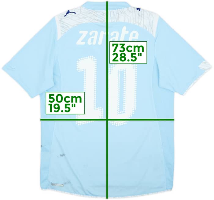 2009-10 Lazio Home Shirt Zarate #10 - 5/10 - (S)