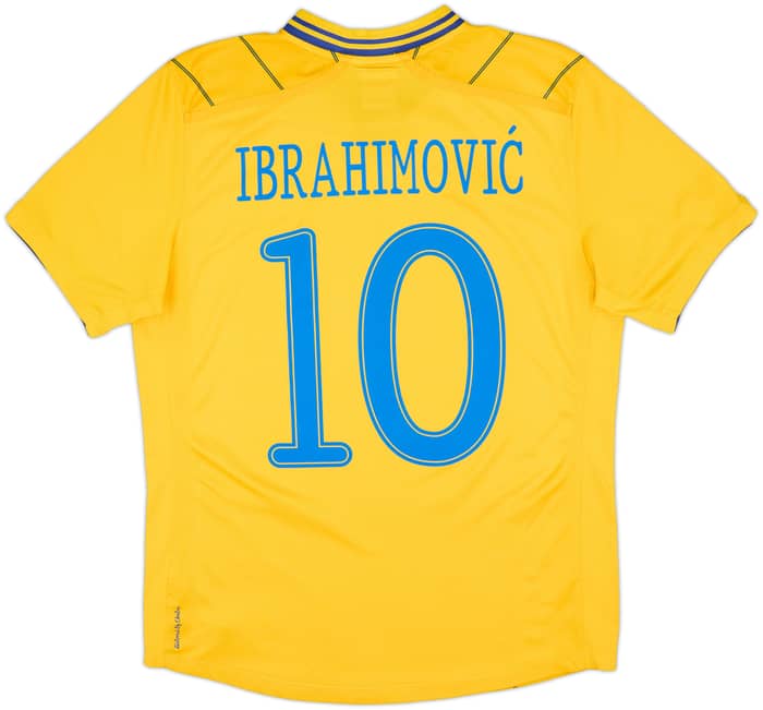 2012-13 Sweden Home Shirt Ibrahimovic #10 - 10/10 - (M)