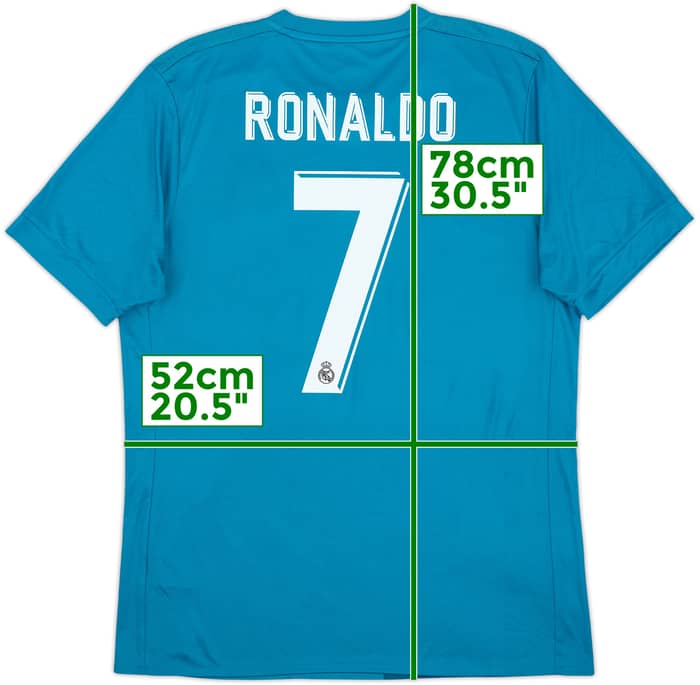 2017-18 Real Madrid Third Shirt Ronaldo #7 - 9/10 - (L)