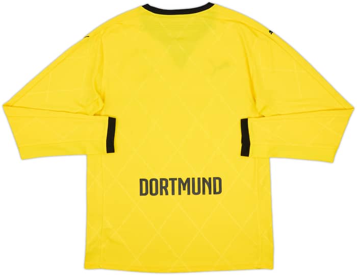 2015-16 Dortmund European Home L/S Shirt - 9/10 - (M)
