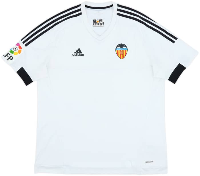 2015-16 Valencia Home Shirt - 6/10 - (XL)