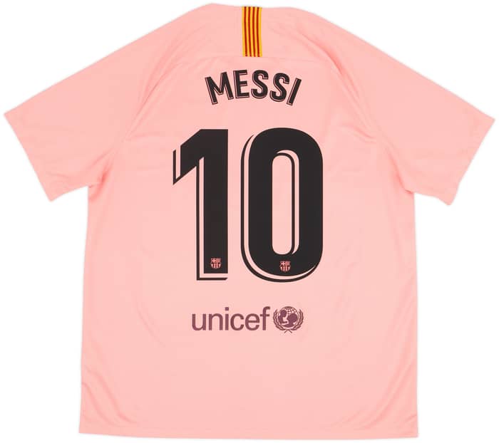 2018-19 Barcelona Third Shirt Messi #10 - 7/10 - (XL)
