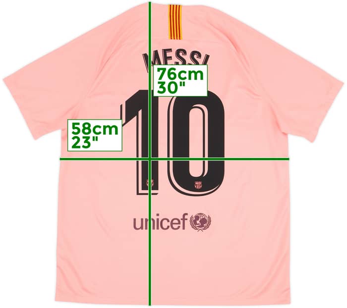2018-19 Barcelona Third Shirt Messi #10 - 7/10 - (XL)