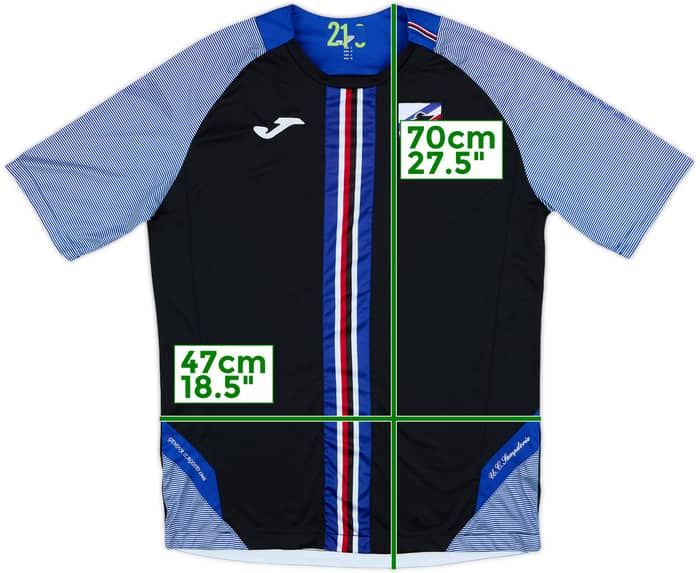 2019-20 Sampdoria Joma Training Shirt - 8/10 - (L)