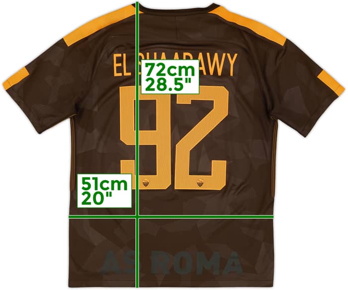 2017-18 Roma Third Shirt El Shaarawy #92 - 6/10 - (M)
