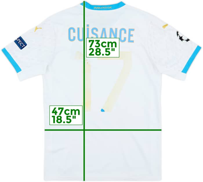 2020-21 Olympique Marseille Home Shirt Cuisance #17 - 4/10 - (S)