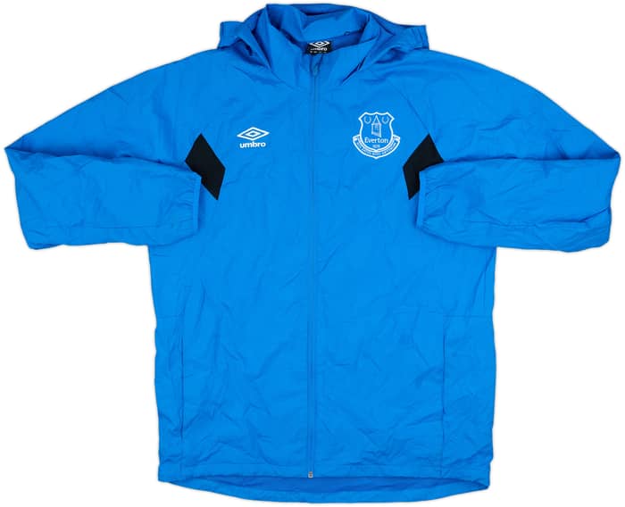 2018-19 Everton Umbro Hooded Rain Jacket - 8/10 - (L)