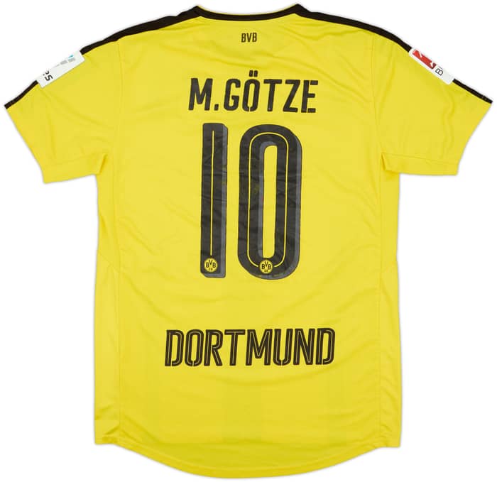 2016-17 Borussia Dortmund Home Shirt Gotze #10 - 6/10 - (M)