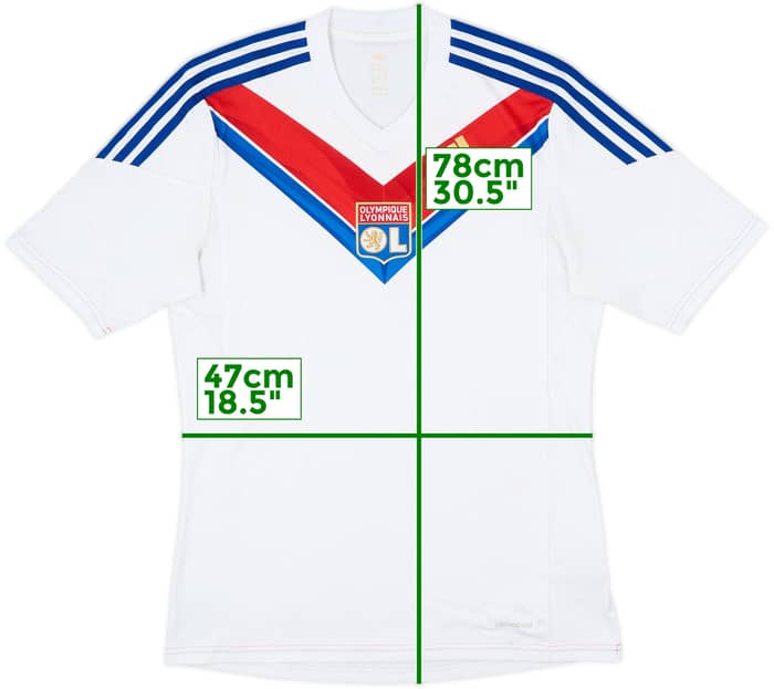 2013-14 Lyon Home Shirt - 5/10 - (M)