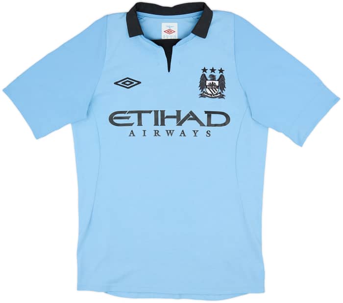 2012-13 Manchester City Home Shirt Kun Aguero #16 - 7/10 - (S)