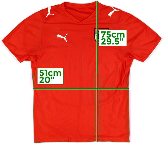 2008-09 Austria Home Shirt - 8/10 - (L)