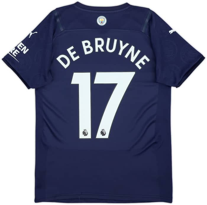 2021-22 Manchester City Third Shirt De Bruyne #17 - 9/10 - (S)