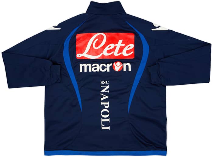 2012-13 Napoli Macron 1/4 Zip Drill Top - 5/10 - (L)