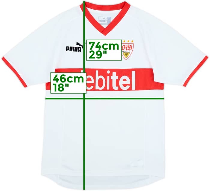 2003-04 Stuttgart Home Shirt - 5/10 - (S)