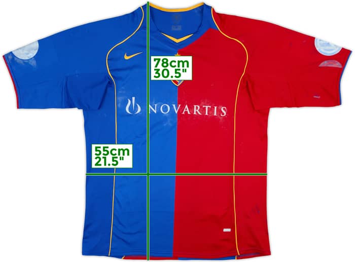 2004-05 FC Basel Home Shirt - 3/10 - (XL)