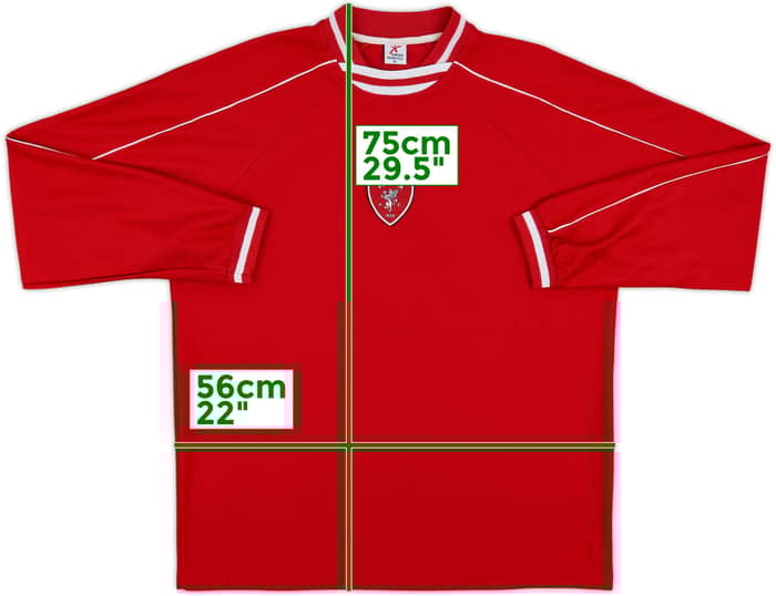 2004-05 Perugia Galex Training L/S Shirt #20 - 5/10 - (XL)