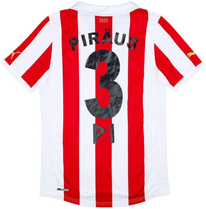 2011-12 Olympiakos Home Shirt Pi #3 - 8/10 - (M)