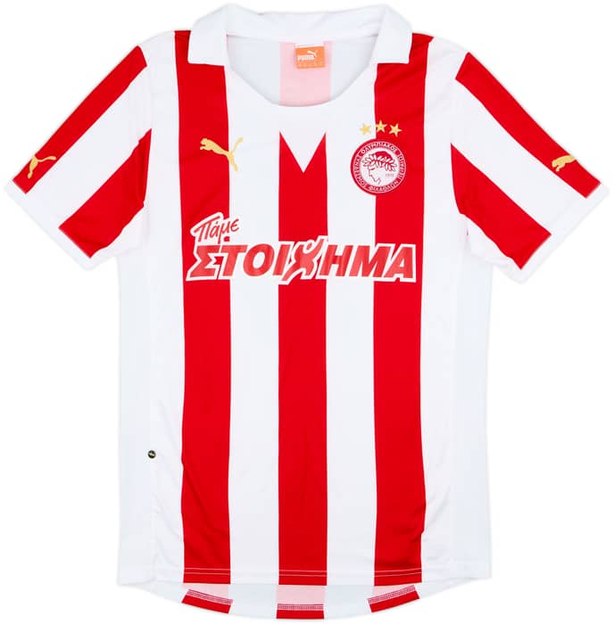 2011-12 Olympiakos Home Shirt Pi #3 - 8/10 - (M)